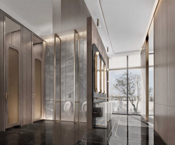 Modern Office Elevator Hall-ID:840257888