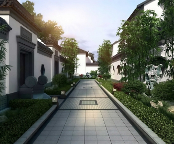 Chinese Style Courtyard/landscape-ID:396754036