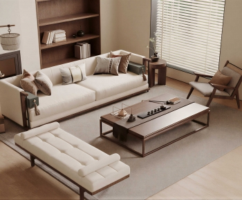 New Chinese Style Sofa Combination-ID:942810062