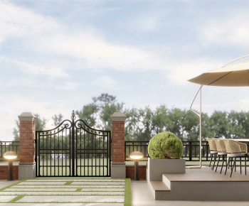 Modern Courtyard/landscape-ID:366341112