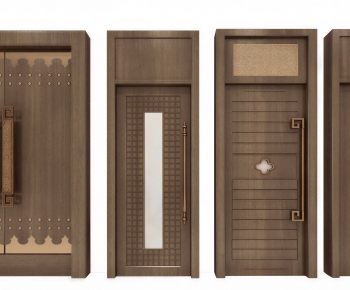 New Chinese Style Single Door-ID:245773089