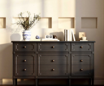 American Style Chest Of Drawers-ID:467870265
