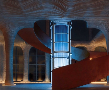 Modern Office Reception Desk-ID:957191058