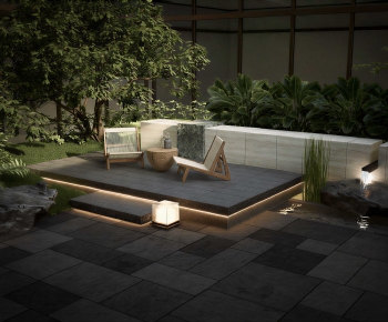 Modern Courtyard/landscape-ID:164575105