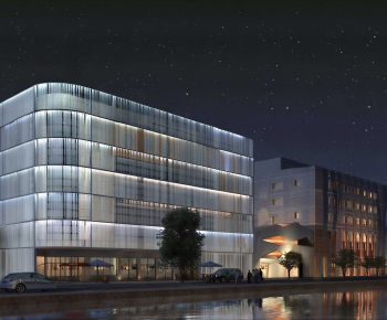 Modern Appearance Of Commercial Building-ID:947685009