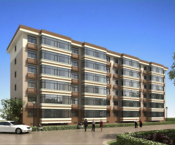 Modern Residential Building-ID:734798985