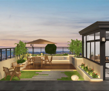 Modern Terrace-ID:916074998