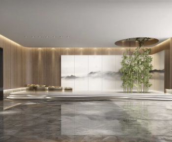 Modern Office Reception Desk-ID:759227041