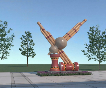 Modern Sculpture Sketch-ID:409034973