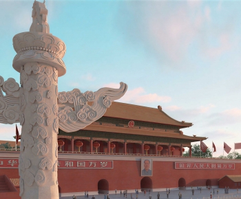 Chinese Style Public Building-ID:377754935