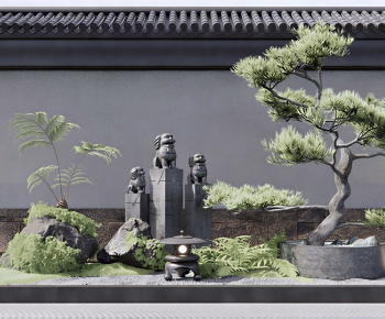 New Chinese Style Rockery Waterscape-ID:975971941