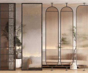 Modern Glass Screen Partition-ID:626881189