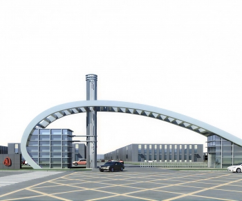 Modern Building Component-ID:815379661