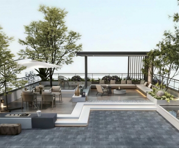 Modern Courtyard/landscape-ID:962562083