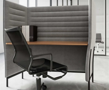 Modern Office Desk And Chair-ID:587759978