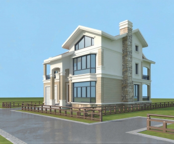 European Style Villa Appearance-ID:926409968