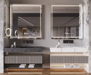 Modern Bathroom Cabinet-ID:111284971
