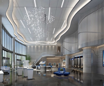 Modern Office Reception Desk-ID:100259072
