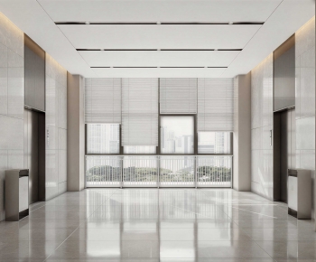 Modern Corridor/elevator Hall-ID:688870918