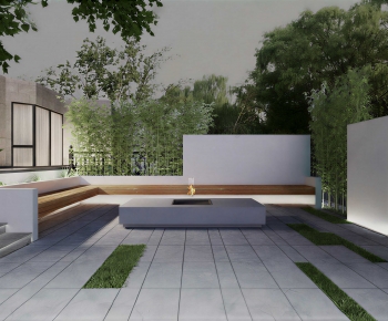 Modern Courtyard/landscape-ID:297107933