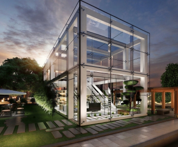 Modern Courtyard/landscape-ID:538250923