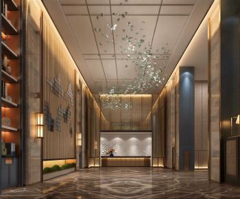 New Chinese Style Lobby Hall-ID:757163057
