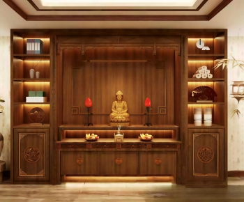 New Chinese Style Buddhist Niche-ID:170773037