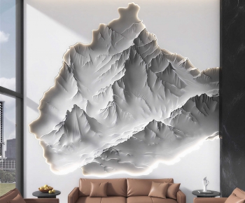 Modern A Living Room-ID:955540902