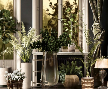 Modern Ground Green Plant Potted Plants-ID:756149053