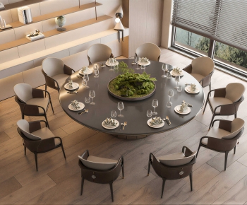 New Chinese Style Dining Table And Chairs-ID:319833997
