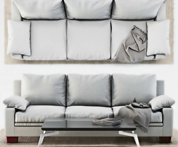 Modern Three-seat Sofa-ID:812869153