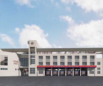 Modern Public Building-ID:250171901