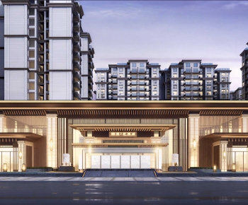Simple European Style Facade Element-ID:650605928