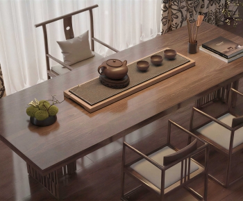 New Chinese Style Tea Tables And Chairs-ID:950073969