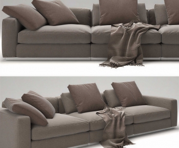 Modern Three-seat Sofa-ID:379617938
