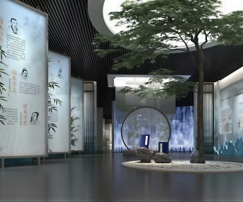New Chinese Style Exhibition Hall-ID:860347033