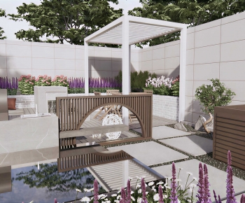 Modern Courtyard/landscape-ID:136112931