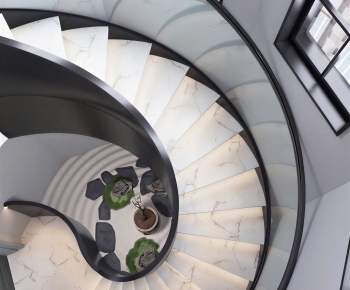Modern Rotating Staircase-ID:478194956