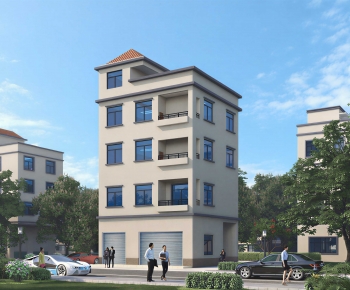 Modern Residential Building-ID:407605895