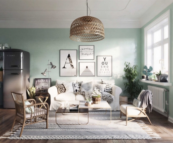 Nordic Style A Living Room-ID:236346968
