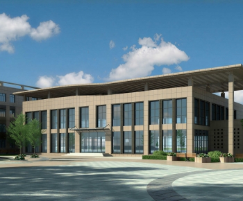 Modern Appearance Of Commercial Building-ID:683612119