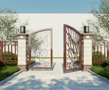 New Chinese Style Courtyard/landscape-ID:662484887