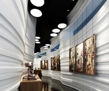 Modern Exhibition Hall-ID:444525008
