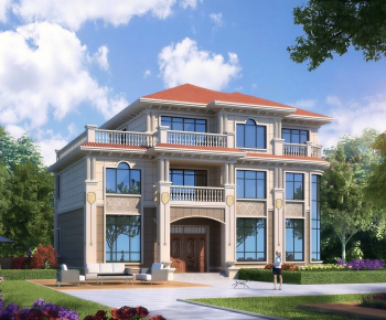 European Style Detached Villa-ID:195487023