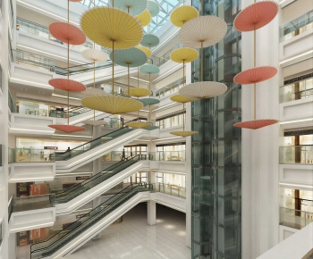 Modern Shopping Mall-ID:664339191