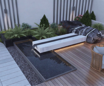 Modern Courtyard/landscape-ID:104155063