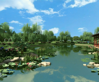 Chinese Style Garden Landscape-ID:316868078