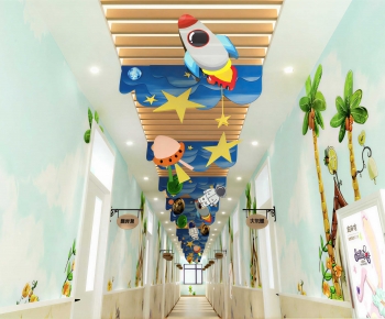Modern Children's Kindergarten-ID:682516102