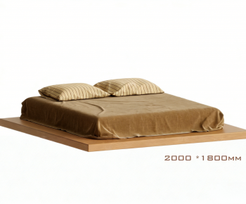 Modern Double Bed-ID:272588974