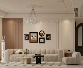 French Style A Living Room-ID:486269955